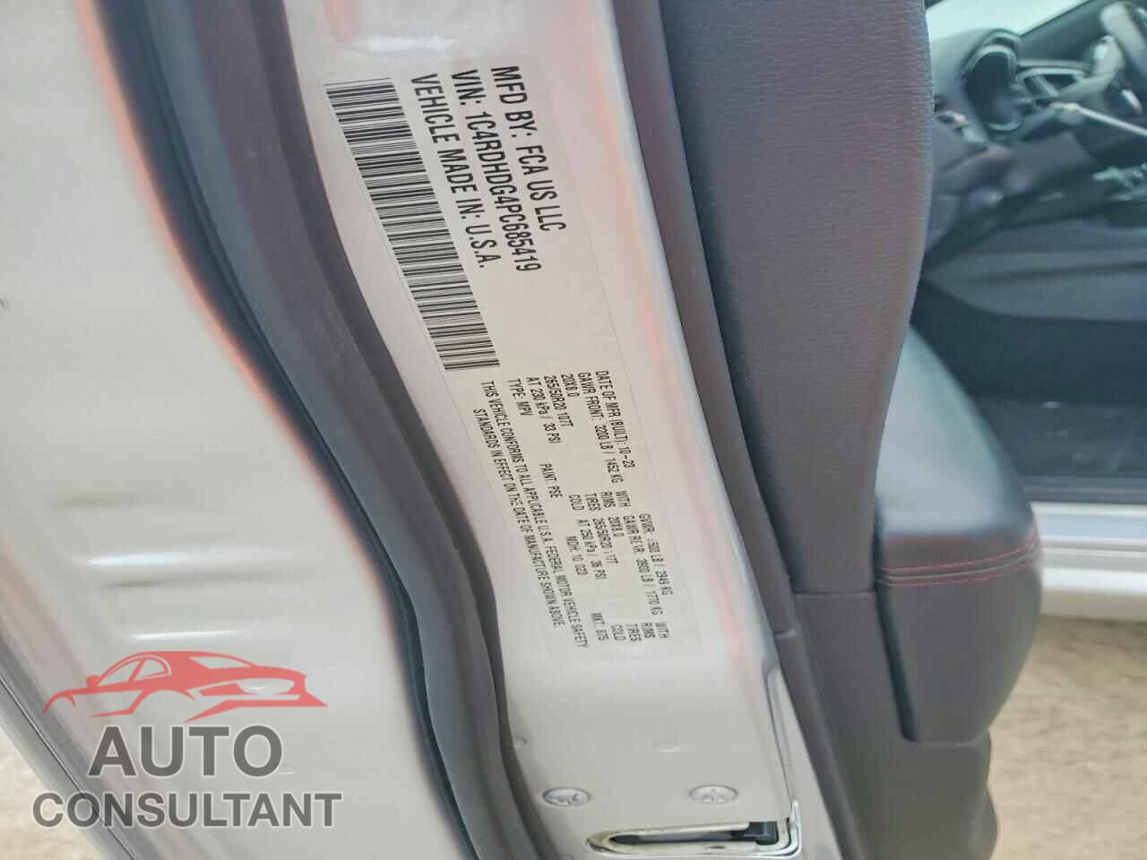 DODGE DURANGO 2023 - 1C4RDHDG4PC685419