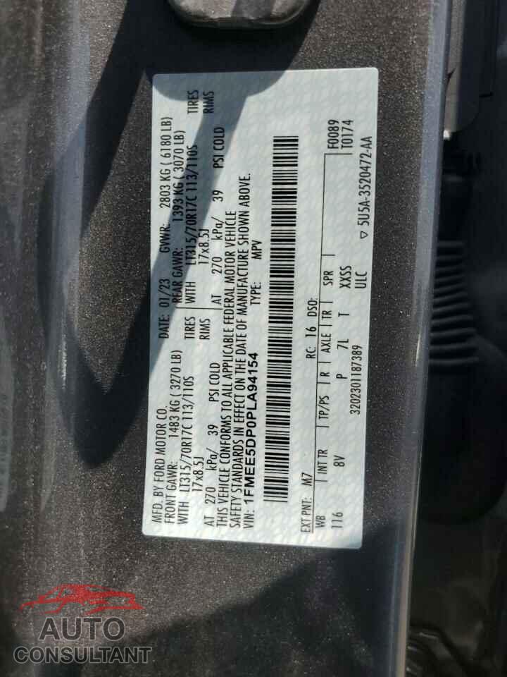 FORD BRONCO 2023 - 1FMEE5DP0PLA94154