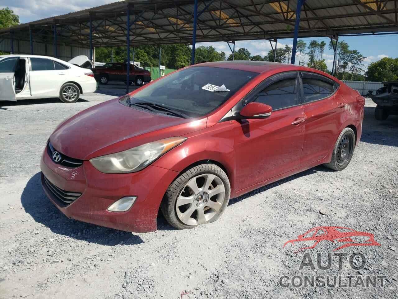 HYUNDAI ELANTRA 2012 - KMHDH4AE6CU261315