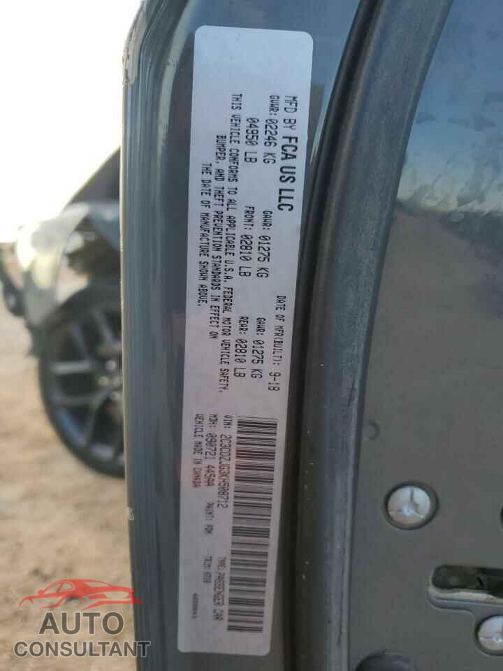 DODGE CHALLENGER 2019 - 2C3CDZJG3KH508712