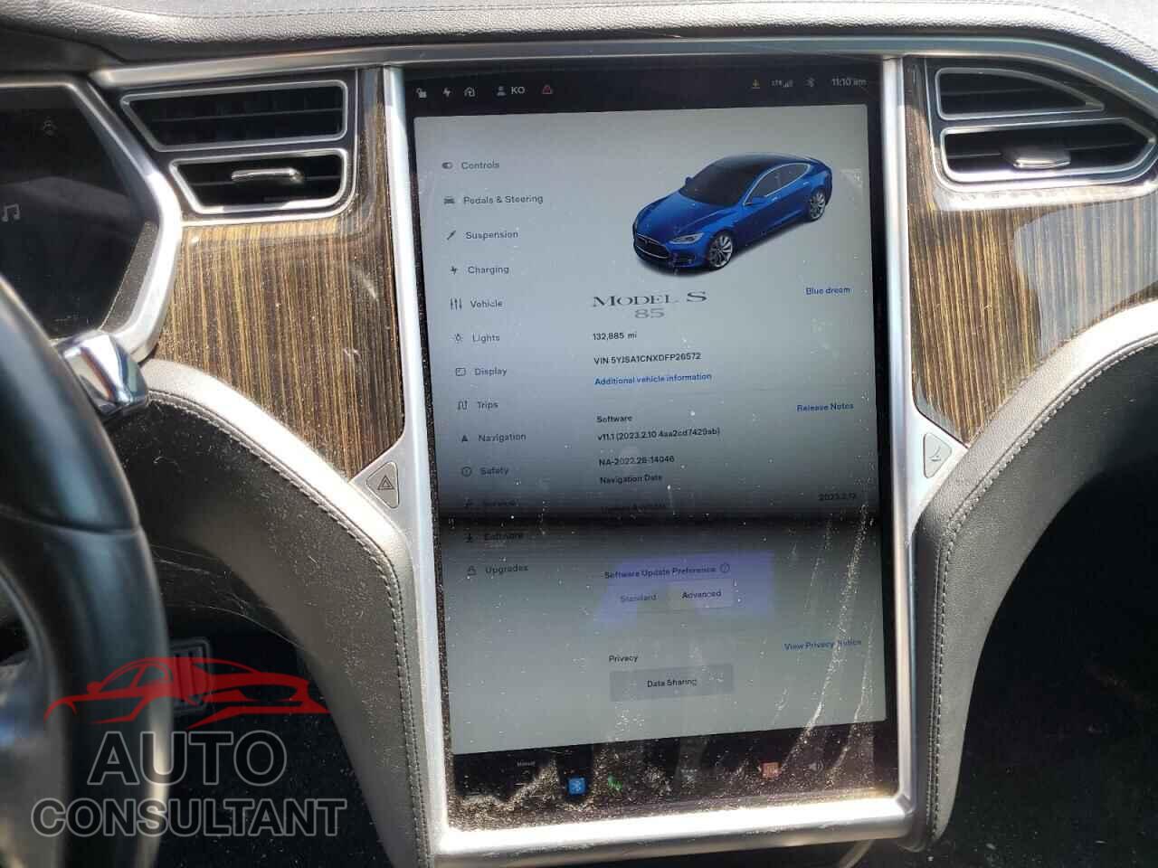 TESLA MODEL S 2013 - 5YJSA1CNXDFP26572