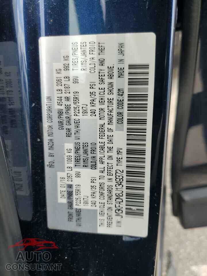 MAZDA CX-5 2018 - JM3KFADM8J1349372