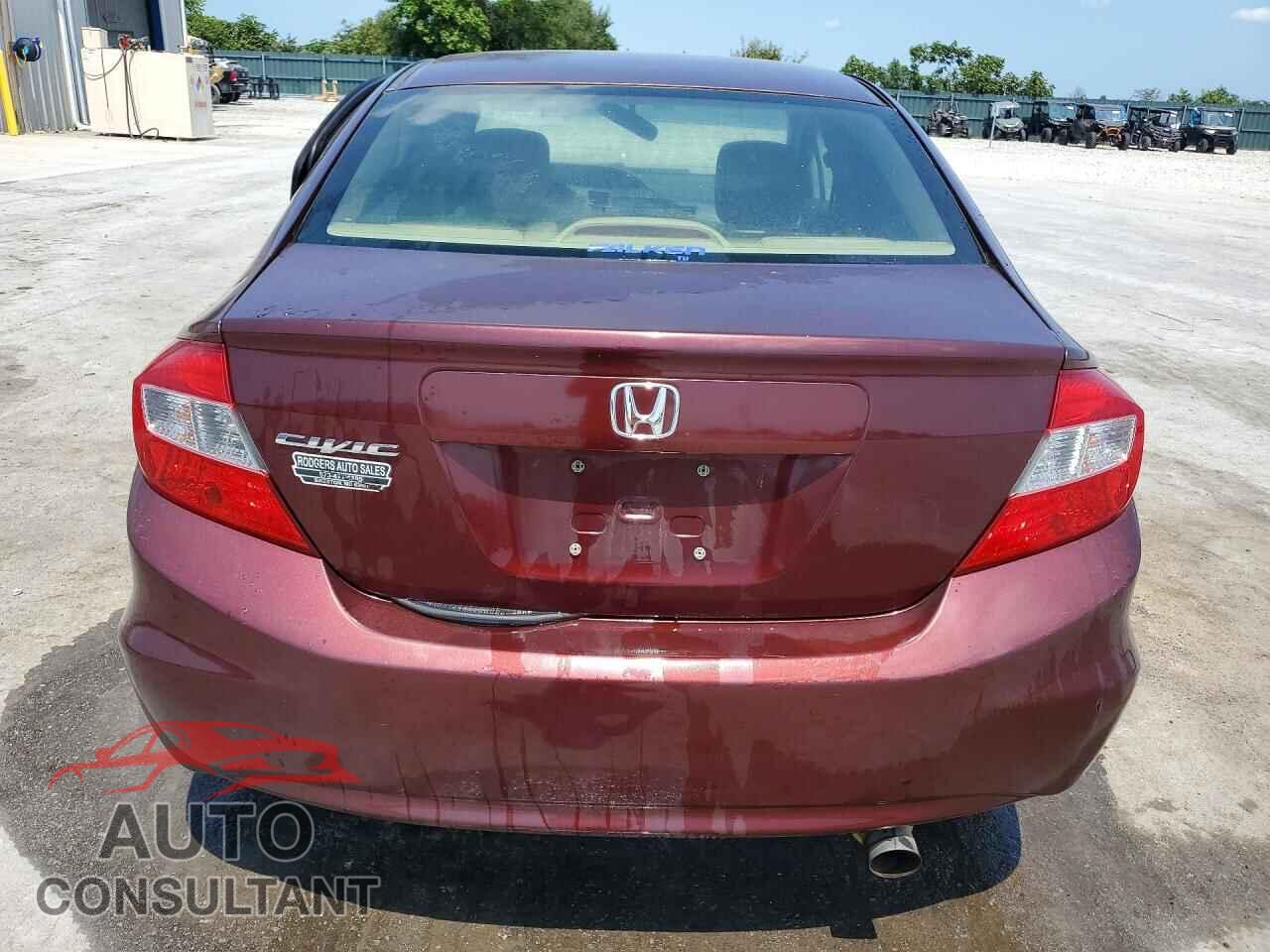 HONDA CIVIC 2012 - JHMFB2F86CS005871