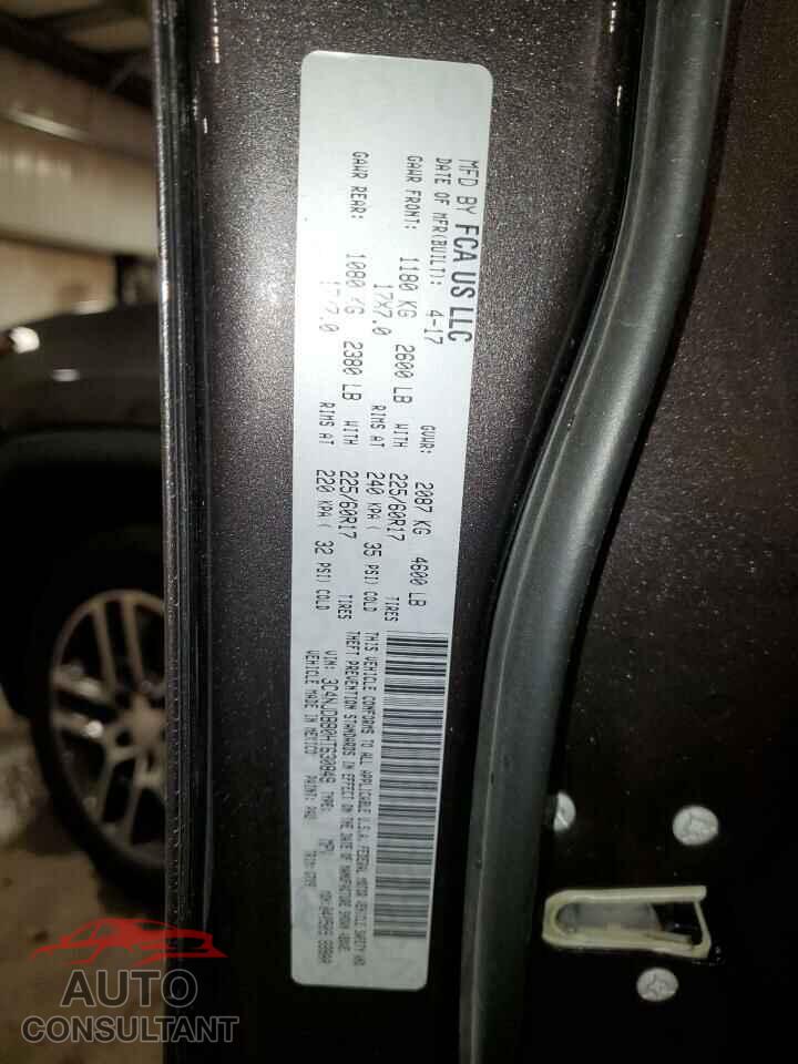 JEEP COMPASS 2017 - 3C4NJDBB0HT630849