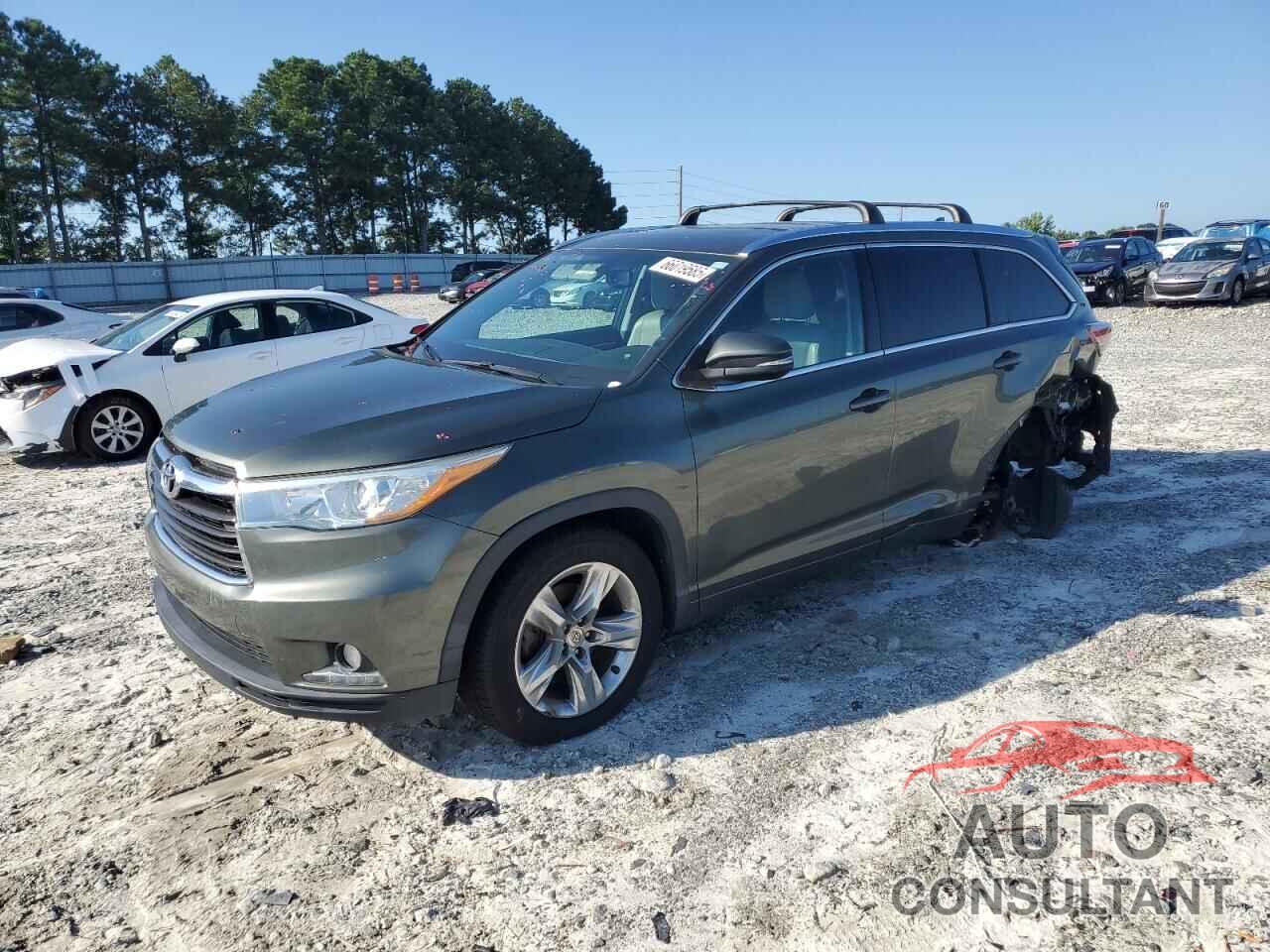 TOYOTA HIGHLANDER 2014 - 5TDYKRFH0ES014158