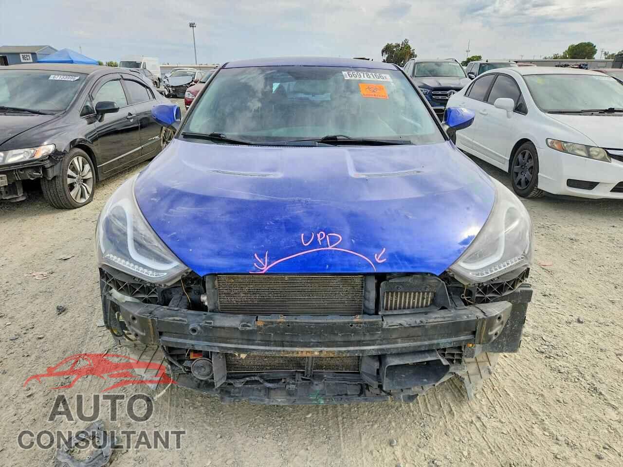 HYUNDAI VELOSTER 2014 - KMHTC6AE0EU202186