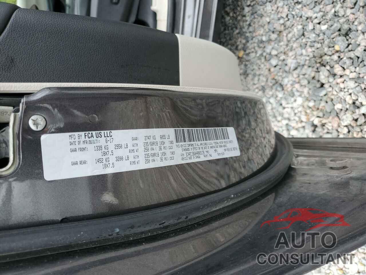 CHRYSLER PACIFICA 2017 - 2C4RC1BG0HR803178