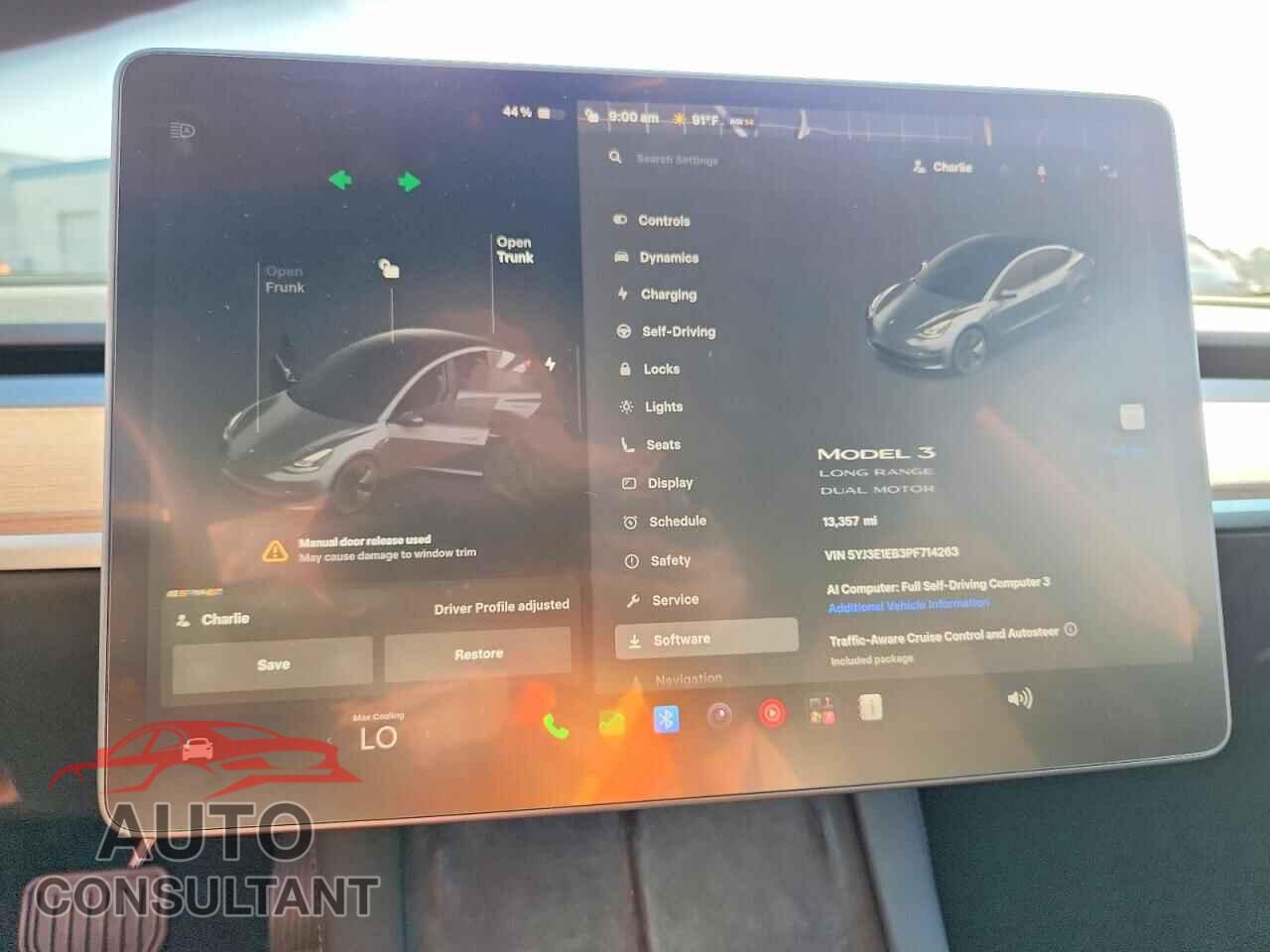 TESLA MODEL 3 2023 - 5YJ3E1EB3PF714263