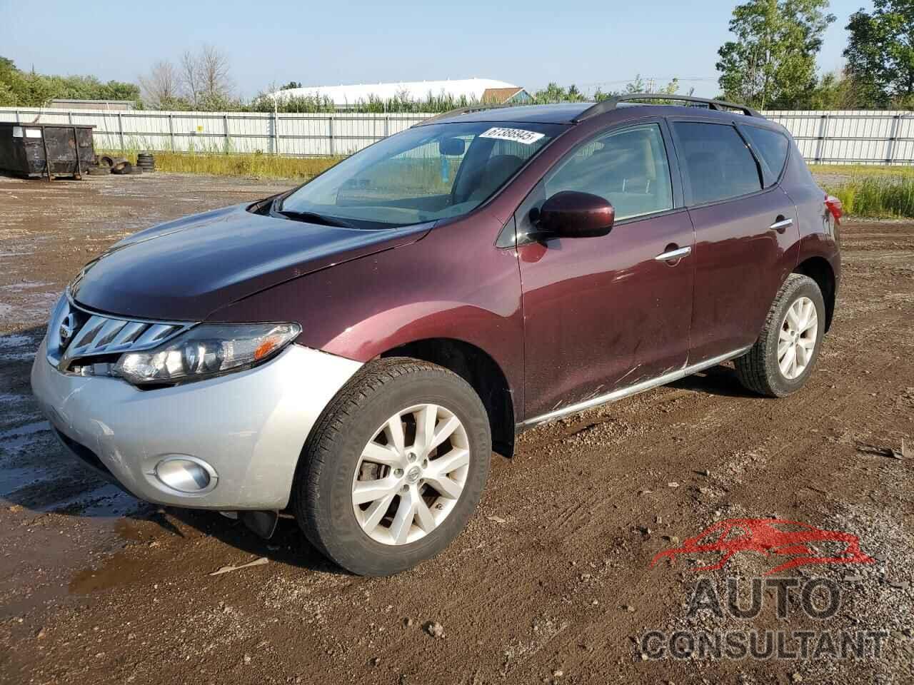 NISSAN MURANO 2013 - JN8AZ1MW9DW309424
