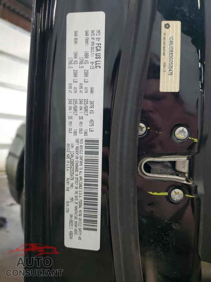 JEEP COMPASS 2016 - 1C4NJDBB5GD535479