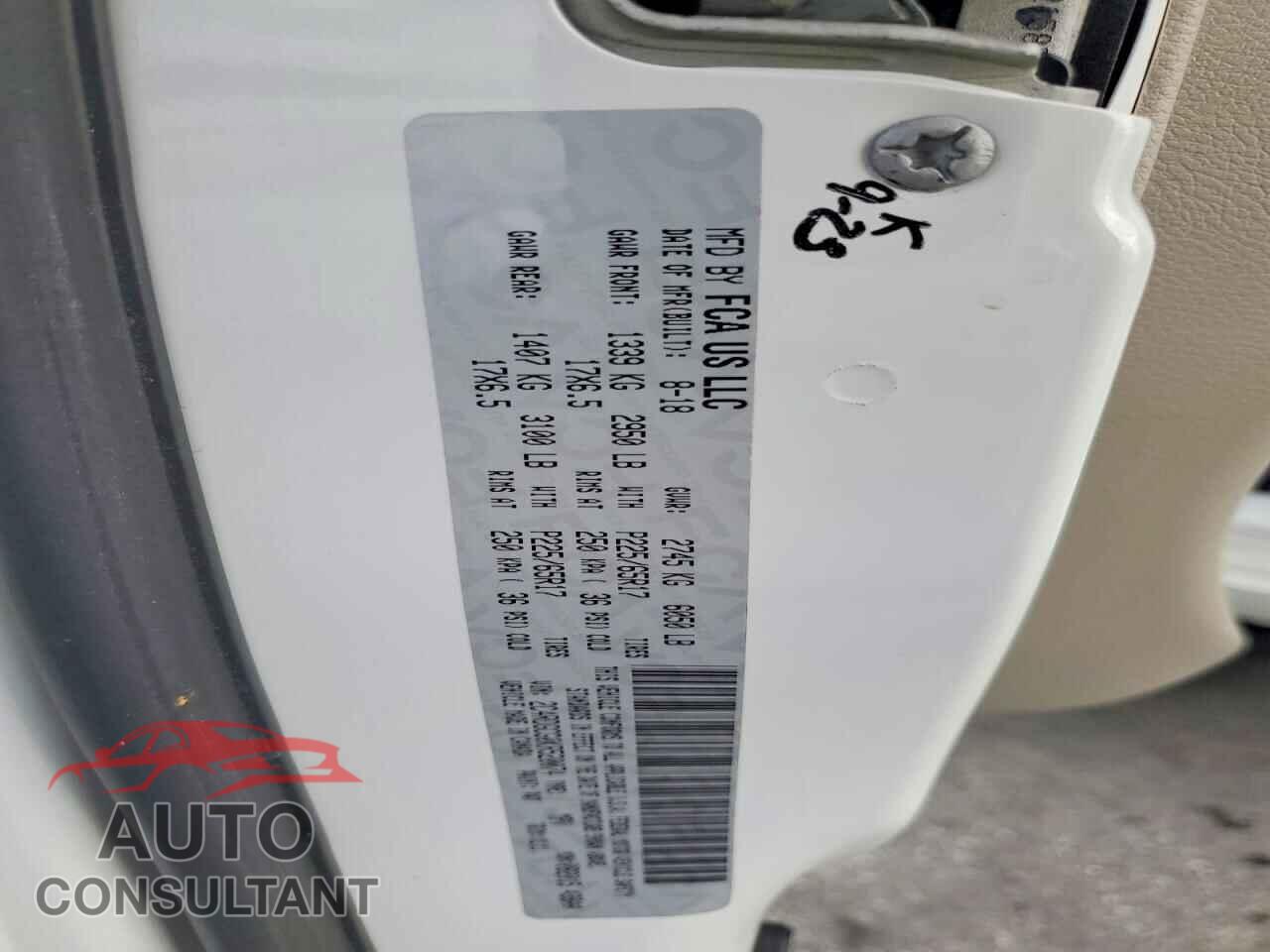 DODGE CARAVAN 2019 - 2C4RDGCG0KR520074