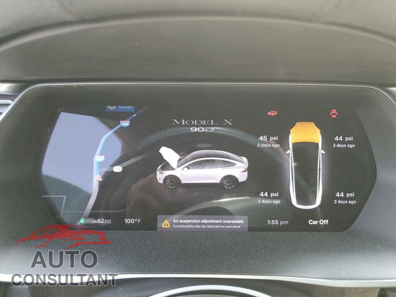TESLA MODEL X 2016 - 5YJXCAE26GF007987