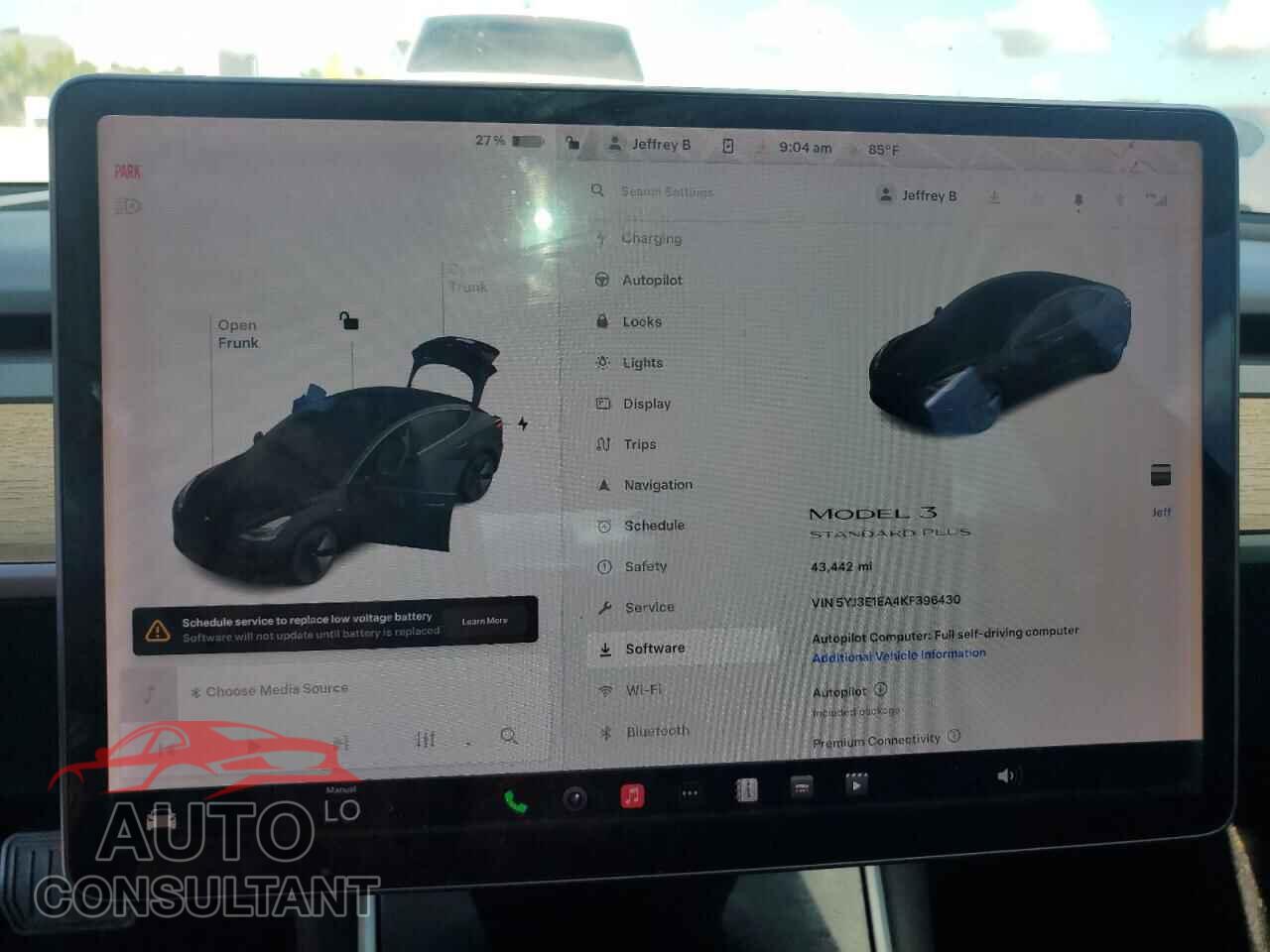 TESLA MODEL 3 2019 - 5YJ3E1EA4KF396430