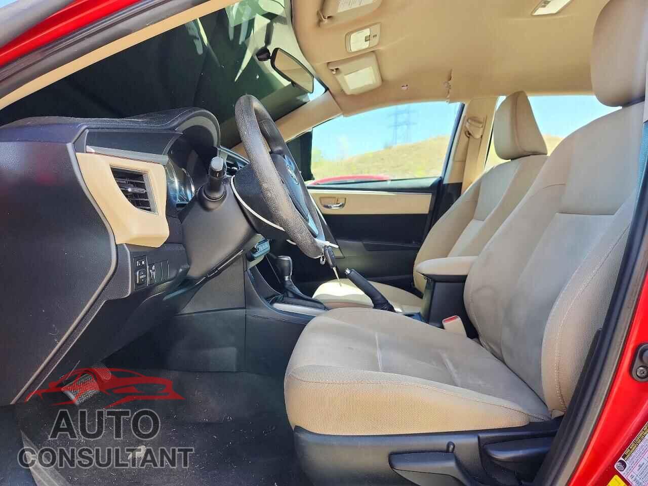 TOYOTA COROLLA 2015 - 2T1BURHE7FC350399
