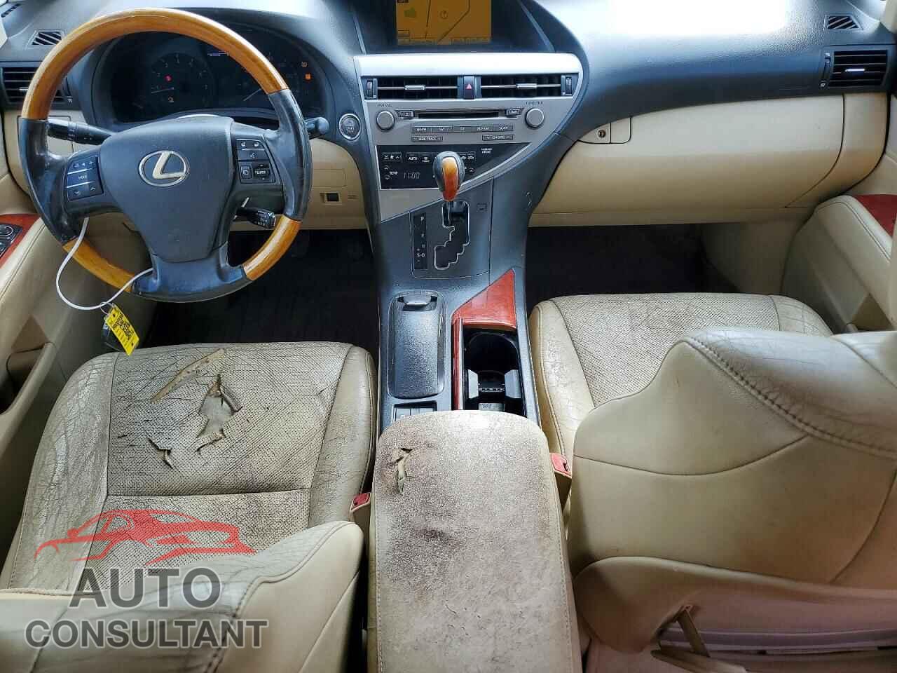 LEXUS RX350 2010 - 2T2ZK1BA3AC024308