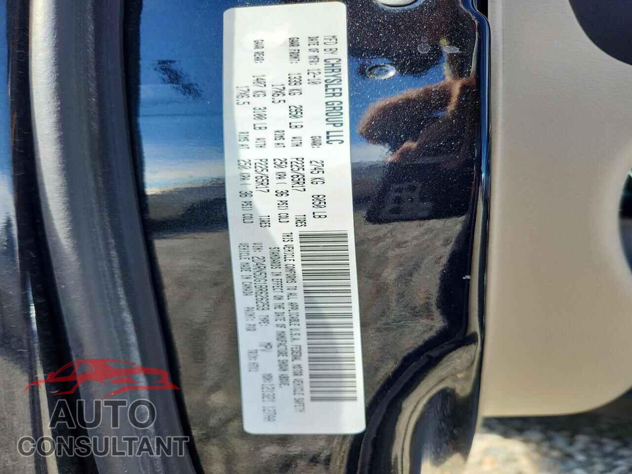 DODGE CARAVAN 2011 - 2D4RN5DG1BR626259