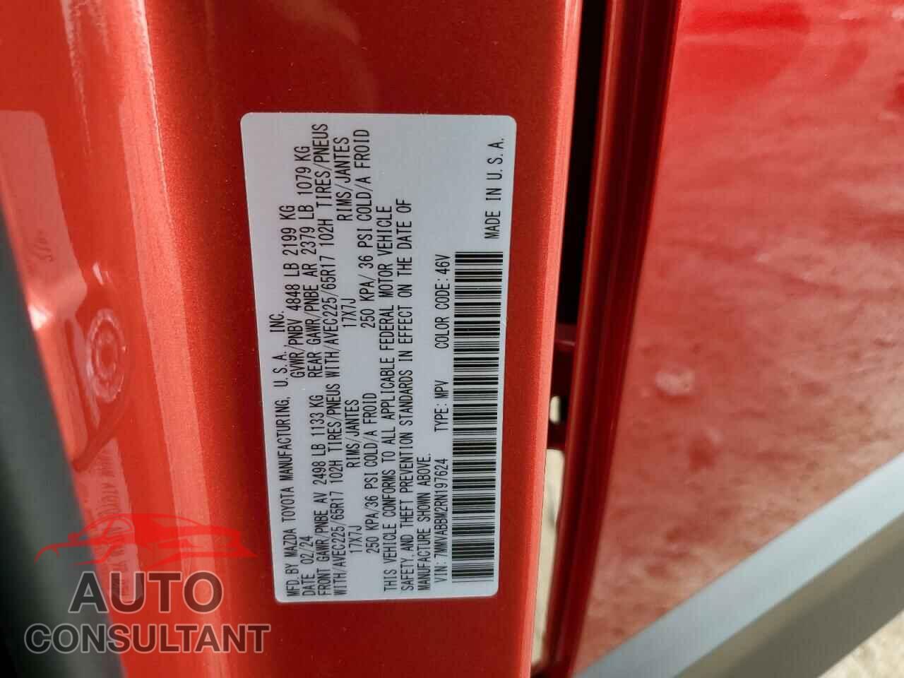 MAZDA CX-50 PREF 2024 - 7MMVABBM2RN197624
