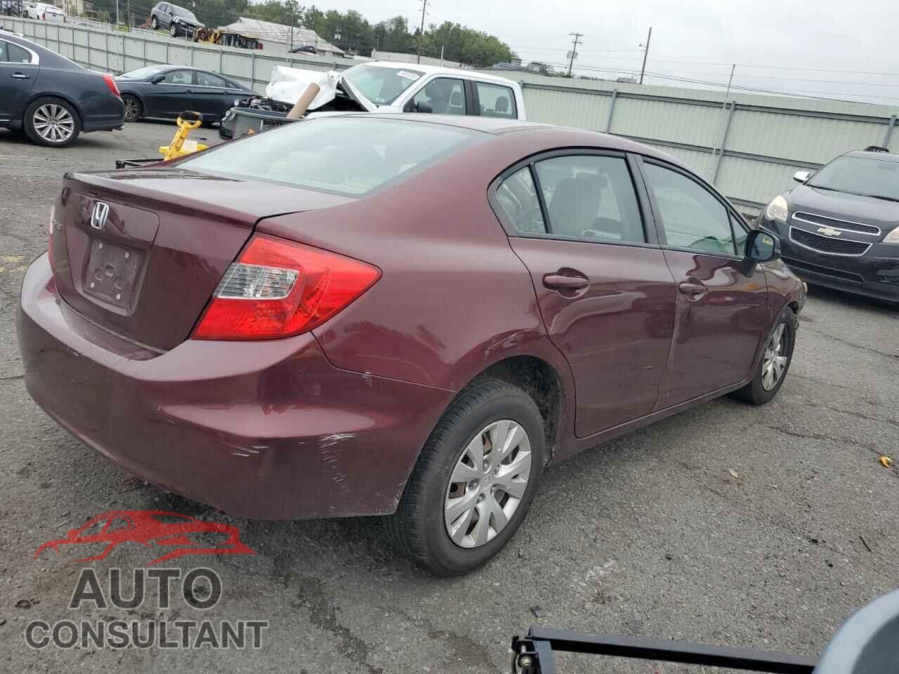 HONDA CIVIC 2012 - 19XFB2F50CE373702