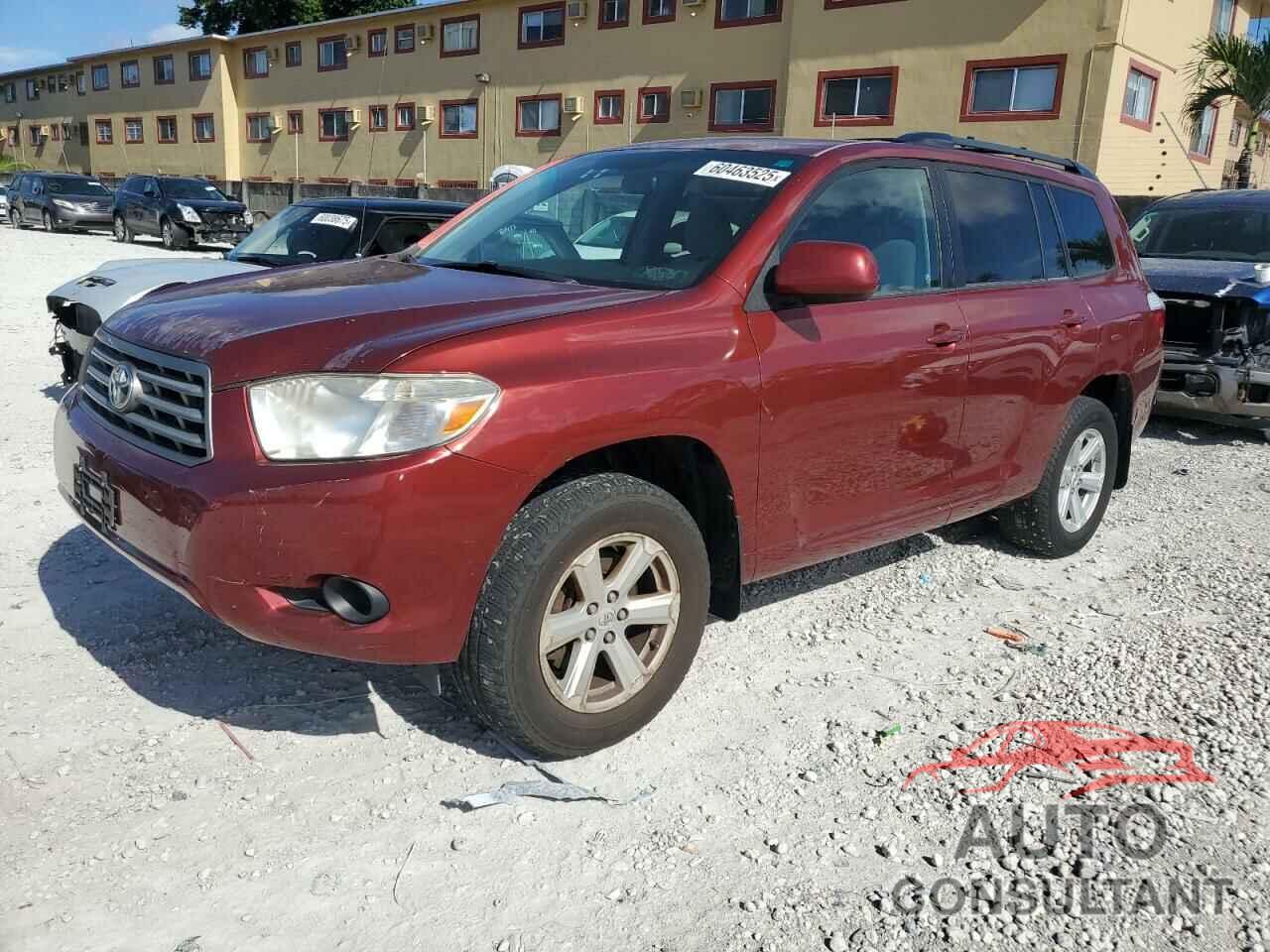 TOYOTA HIGHLANDER 2010 - 5TDBK3EH1AS027564