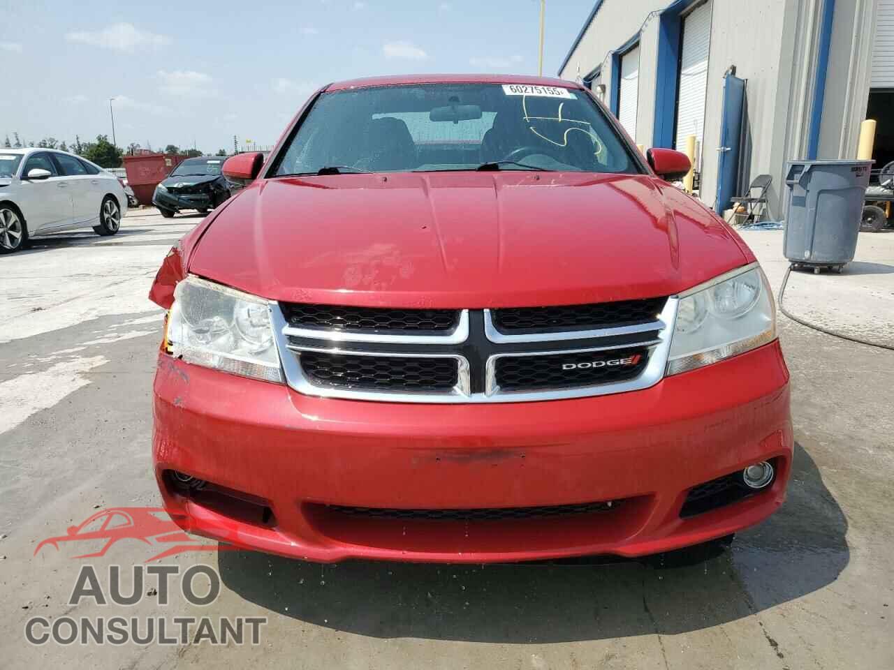 DODGE AVENGER 2012 - 1C3CDZEG5CN310085