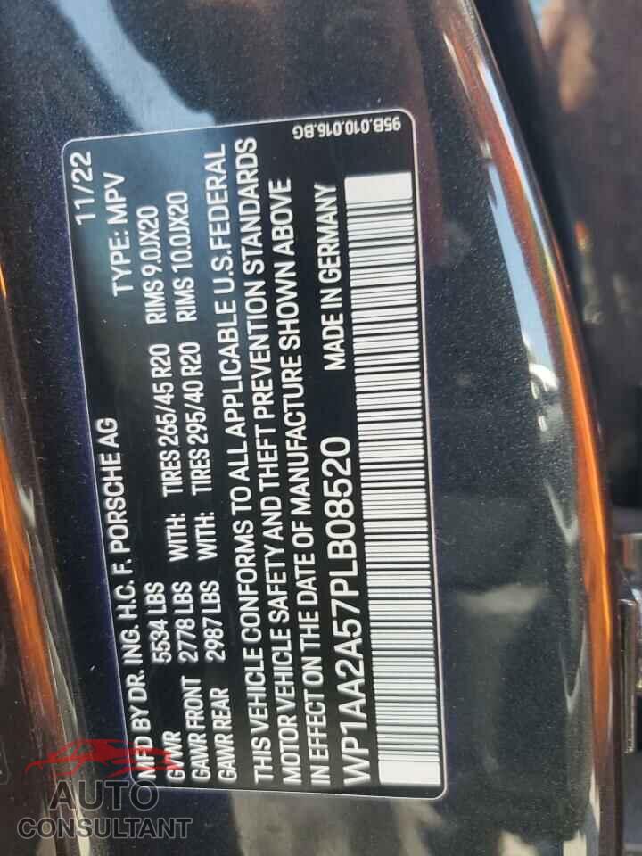 PORSCHE MACAN BASE 2023 - WP1AA2A57PLB08520