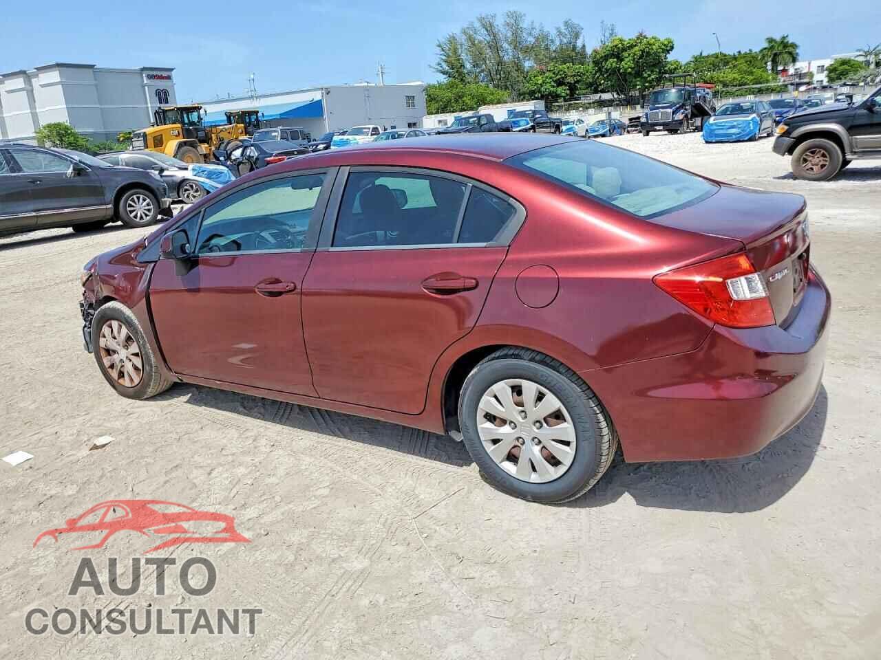 HONDA CIVIC 2012 - 19XFB2F55CE085724
