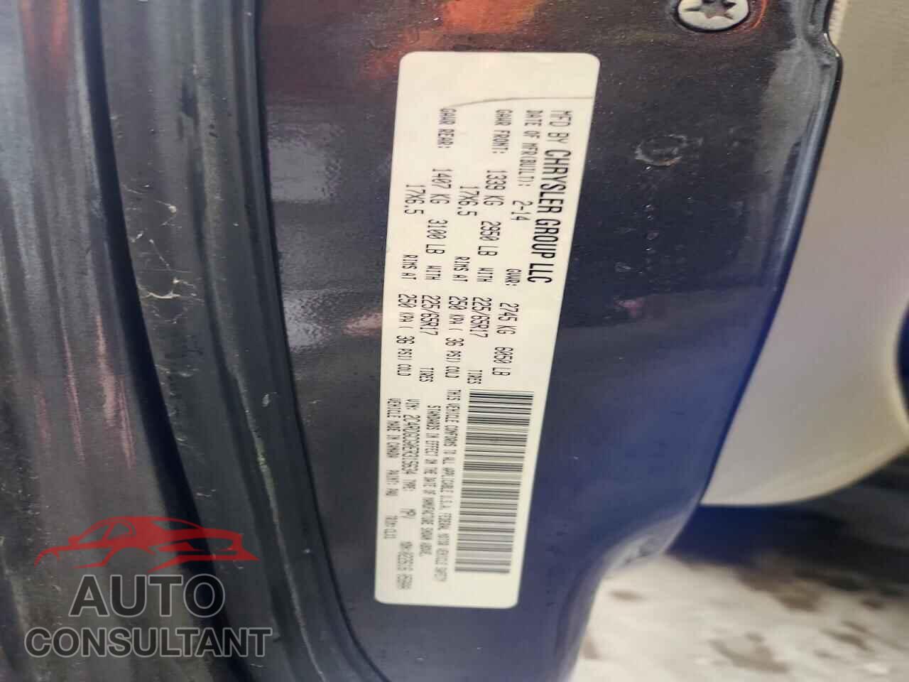 DODGE CARAVAN 2014 - 2C4RDGCG0ER315634