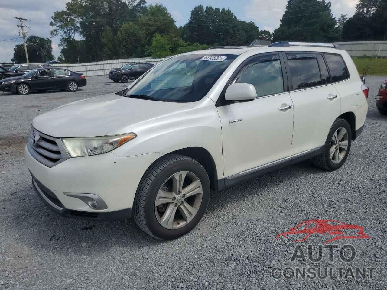 TOYOTA HIGHLANDER 2012 - 5TDYK3EH6CS084341