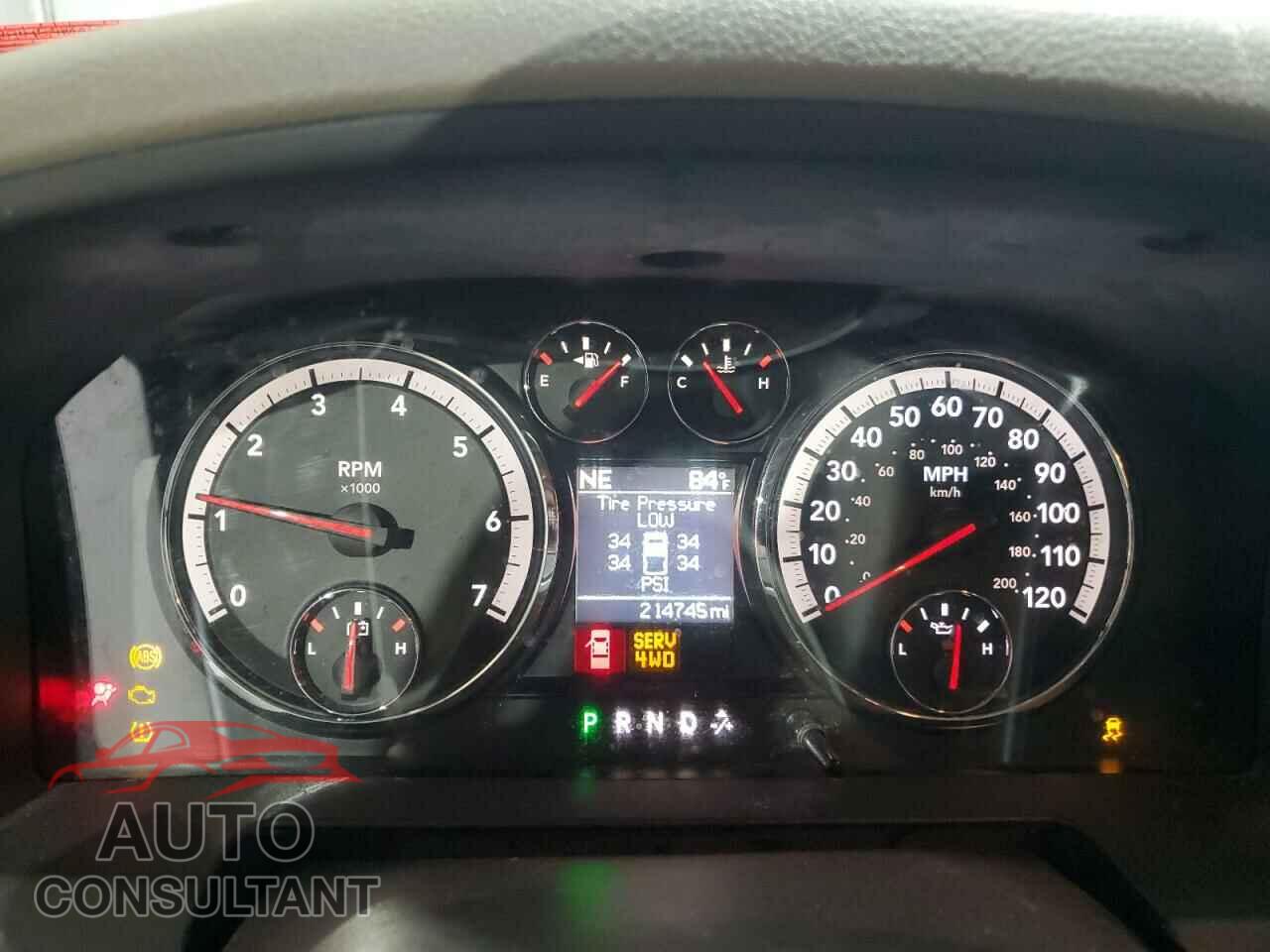 DODGE RAM 1500 2012 - 1C6RD7GP6CS222243