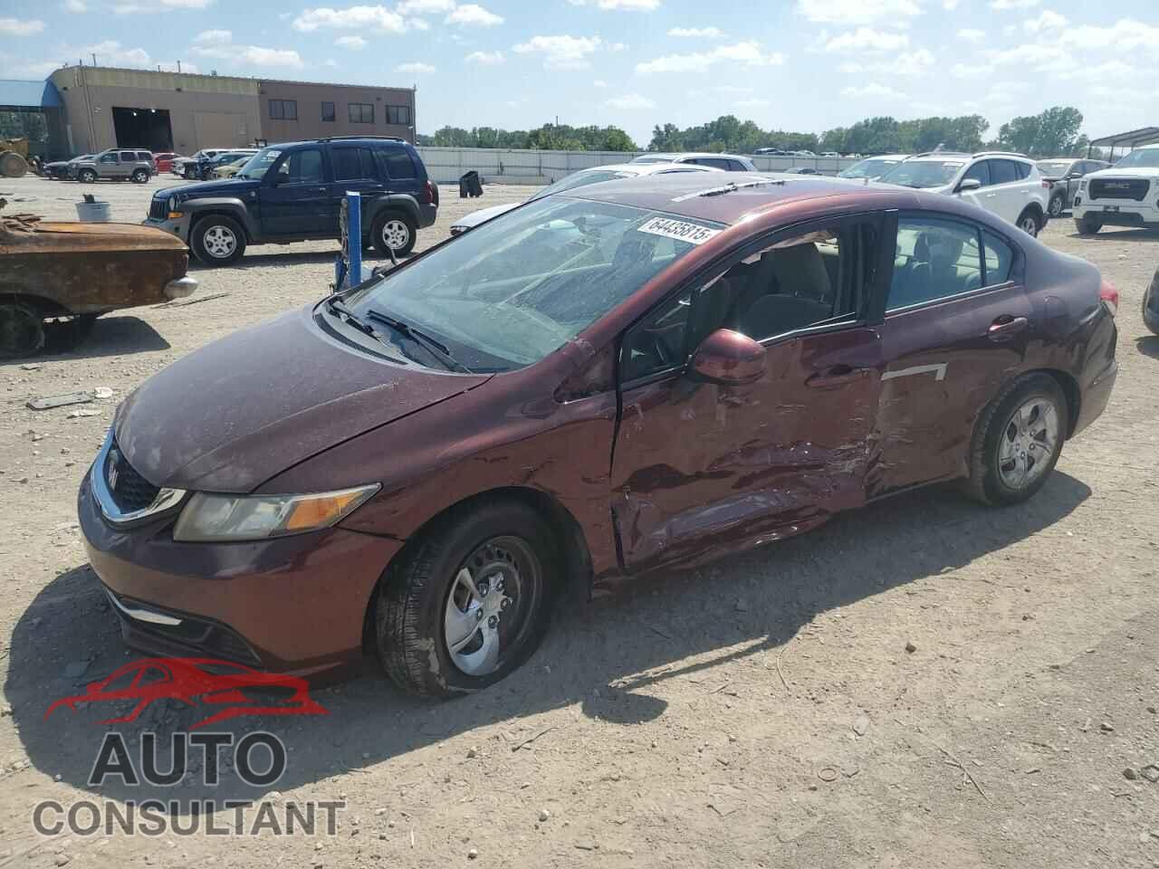 HONDA CIVIC 2013 - 19XFB2F50DE022693