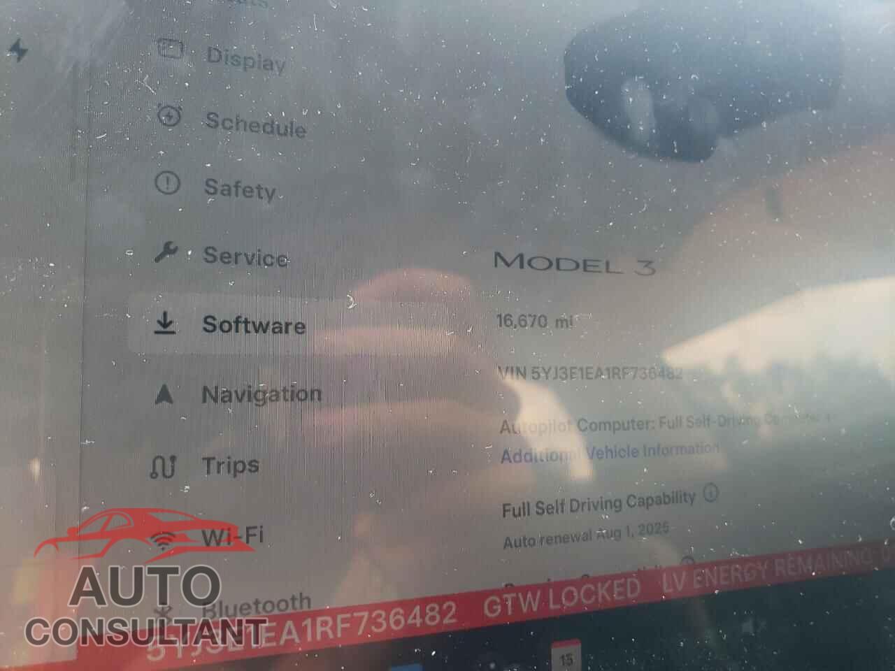 TESLA MODEL 3 2024 - 5YJ3E1EA1RF736482