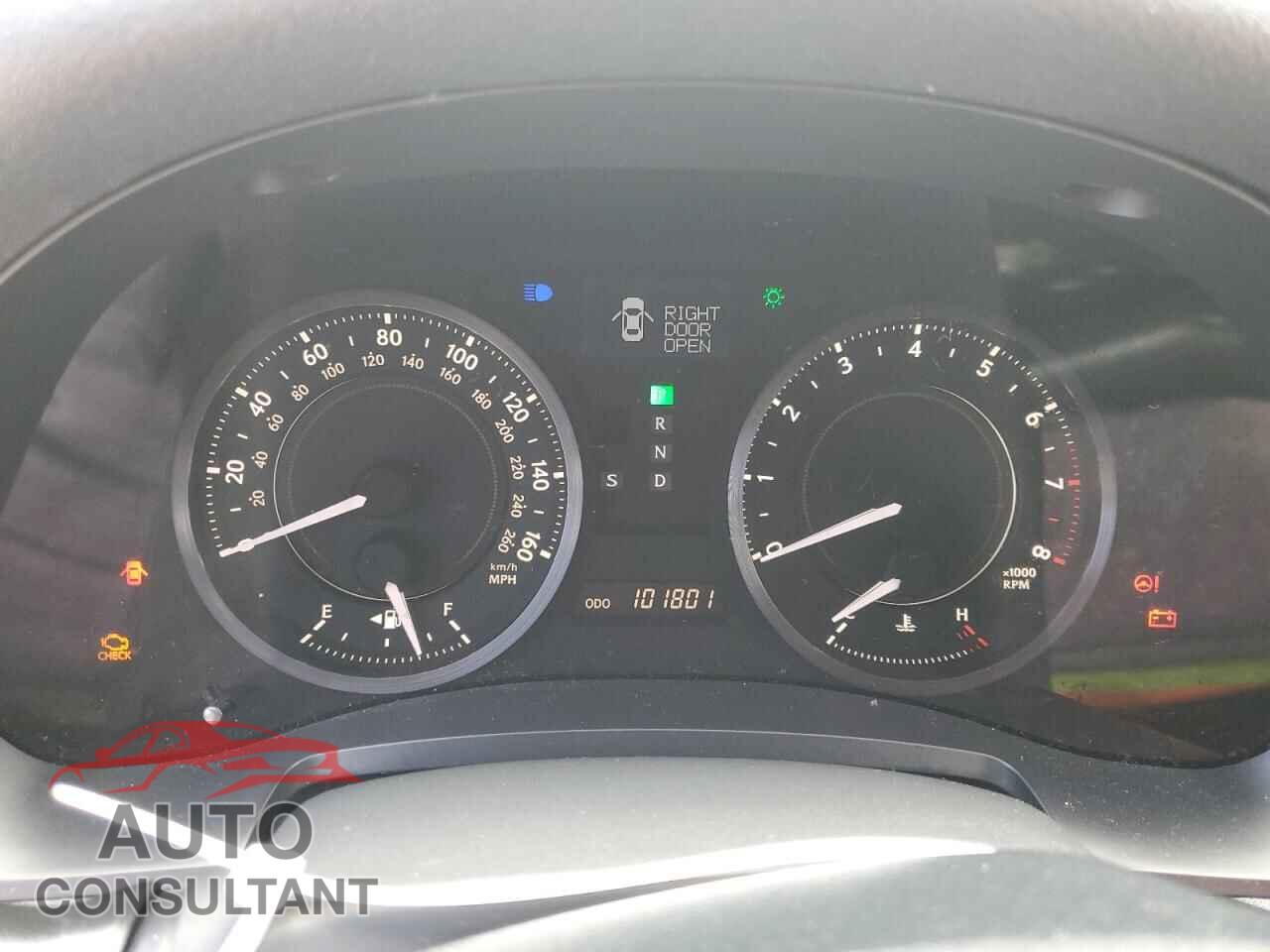 LEXUS IS 2010 - JTHFF2C21A2505387