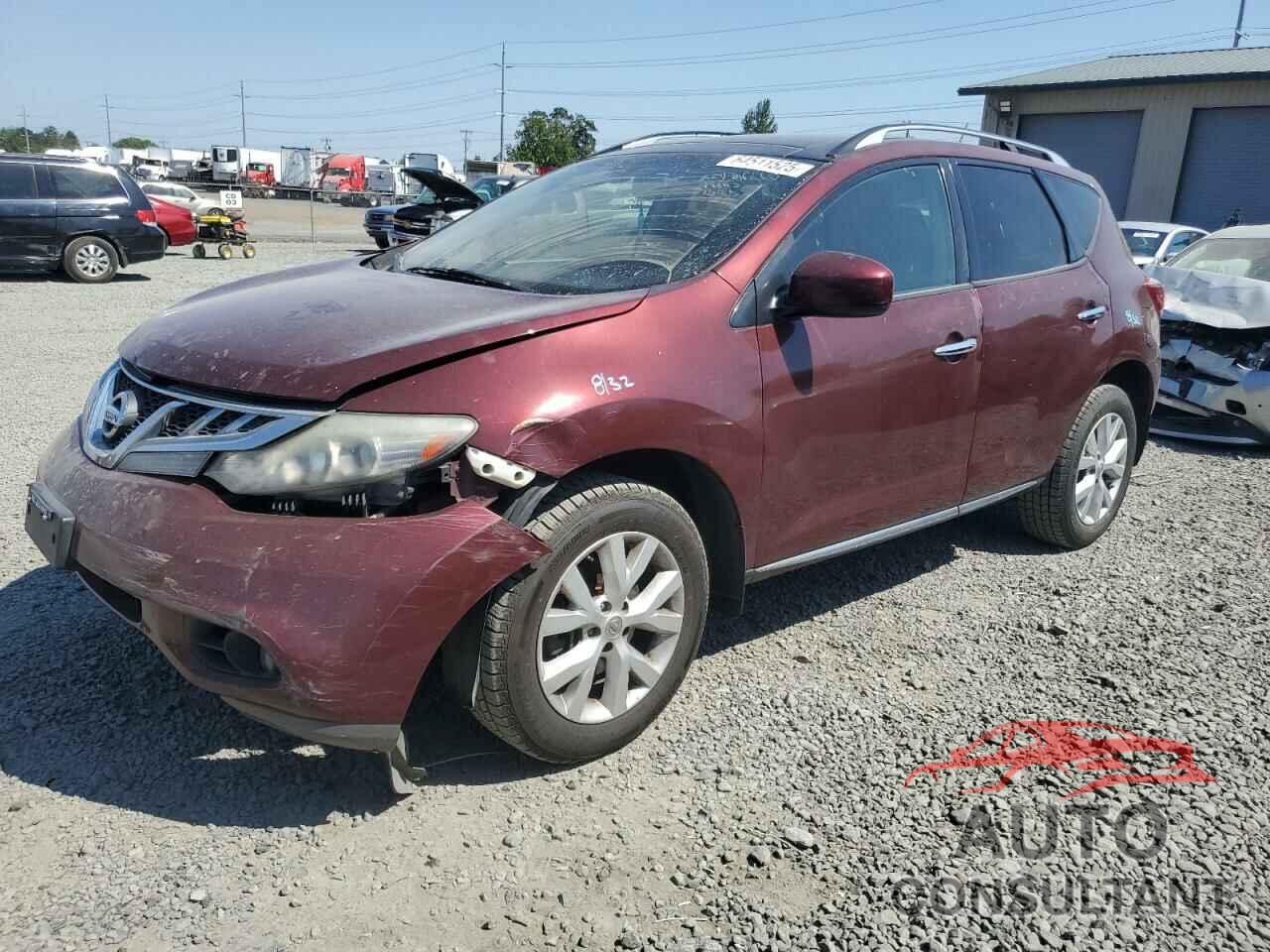 NISSAN MURANO 2011 - JN8AZ1MW0BW168448