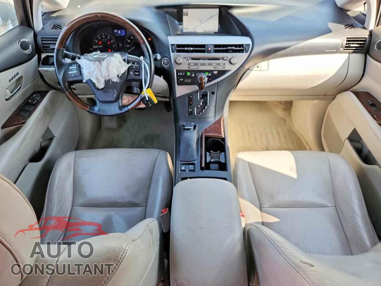 LEXUS RX350 2012 - 2T2ZK1BAXCC079292