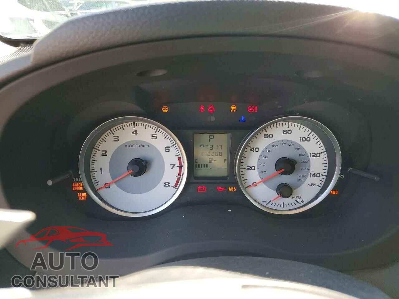 SUBARU IMPREZA 2012 - JF1GPAC69CH236495