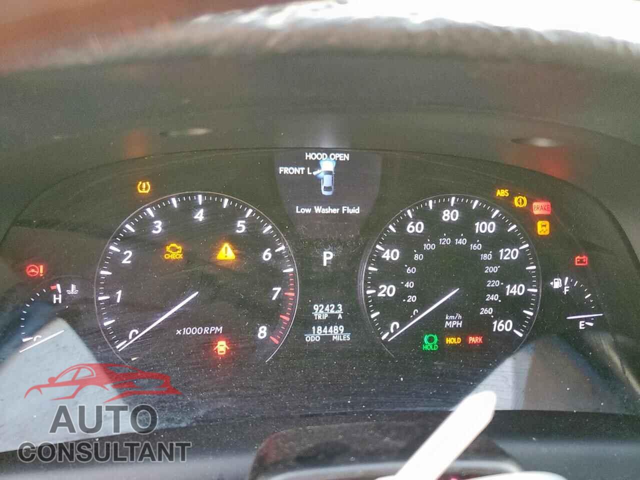 LEXUS LS460 2010 - JTHGL1EF3A5037300