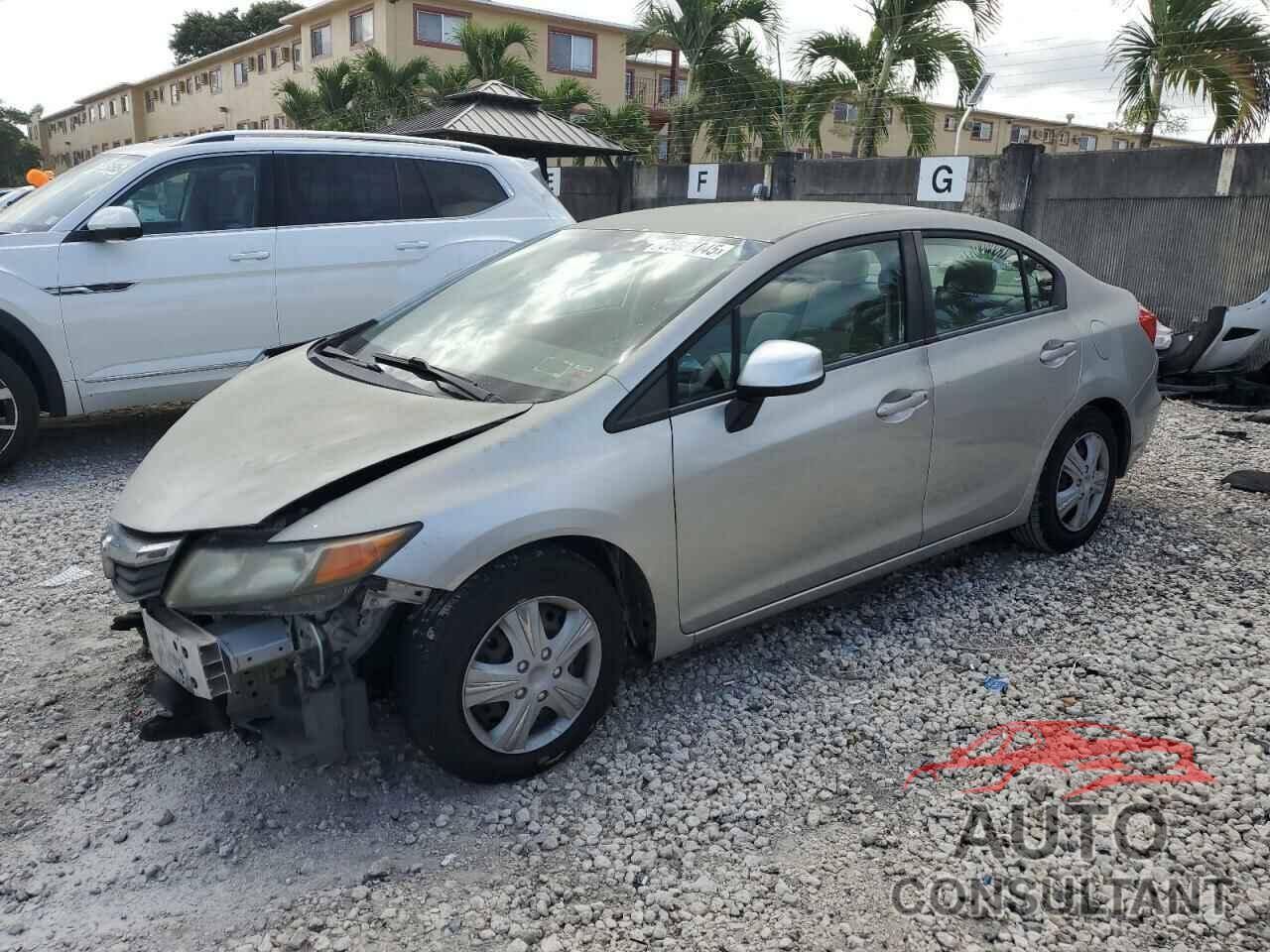 HONDA CIVIC 2012 - 19XFB2F59CE368076