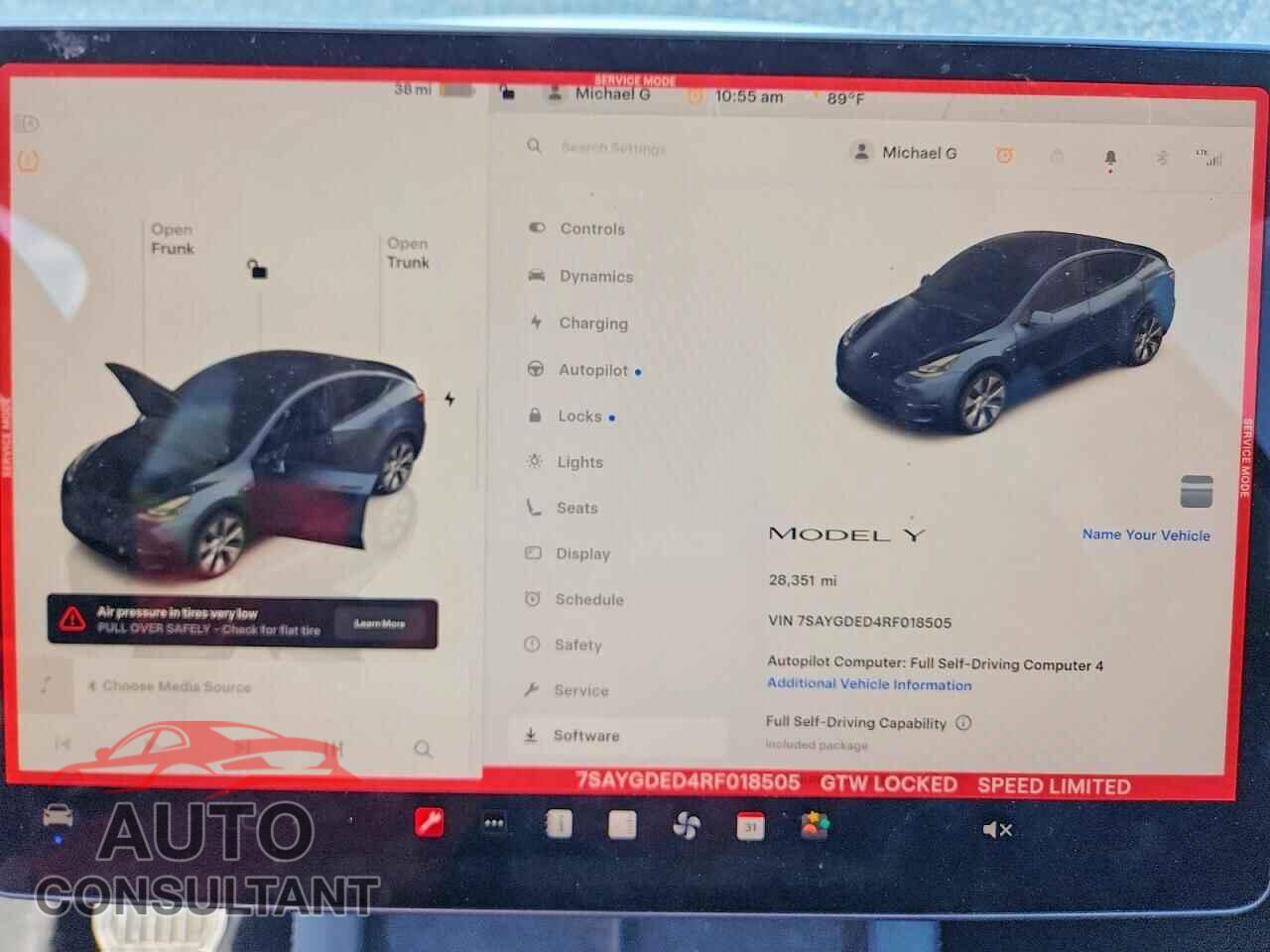 TESLA MODEL Y 2024 - 7SAYGDED4RF018505