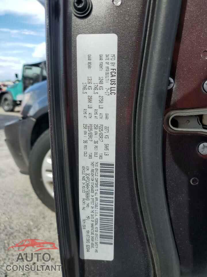 DODGE JOURNEY 2017 - 3C4PDCAB4HT696803