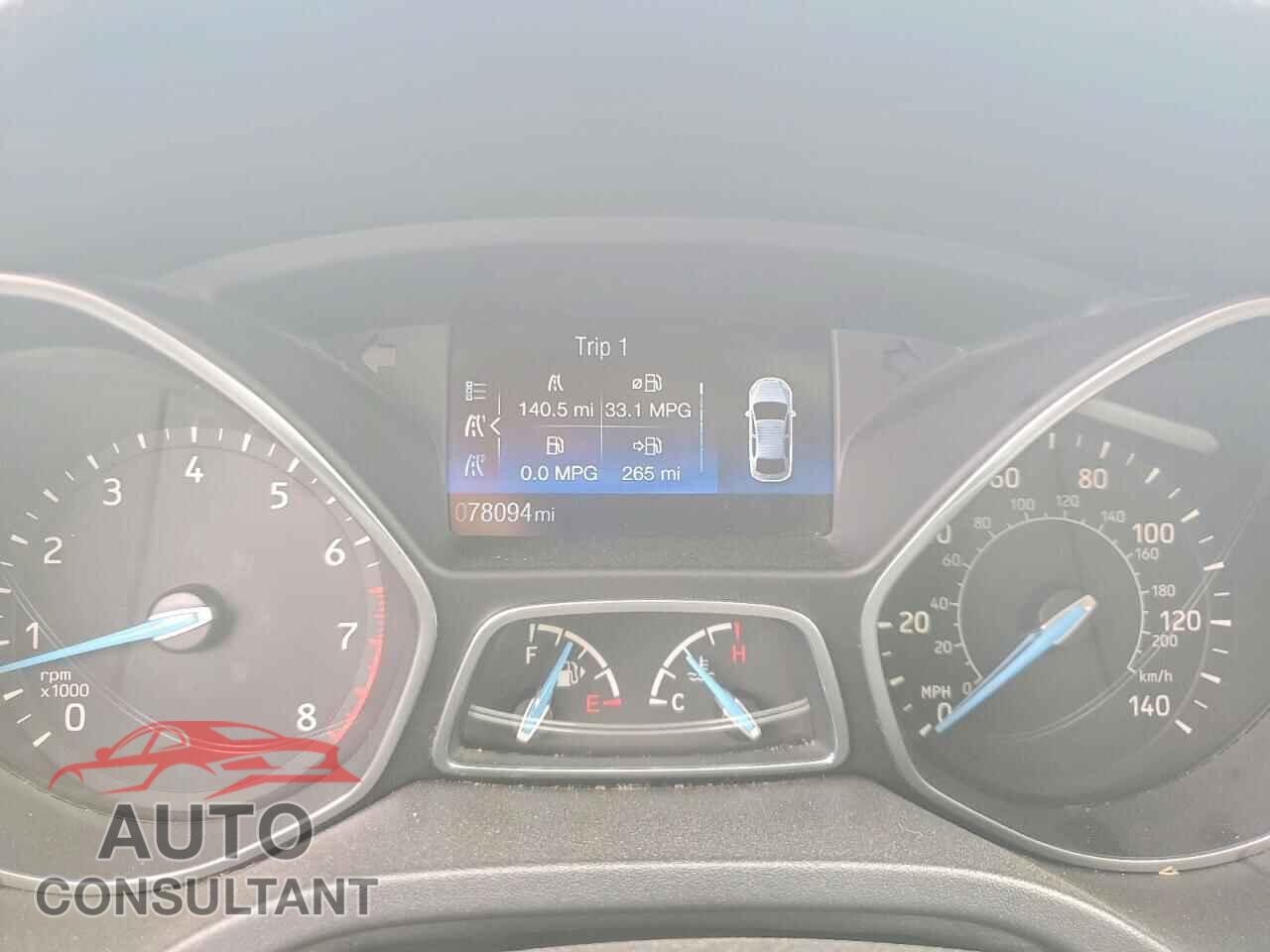 FORD FOCUS 2017 - 1FADP3E29HL253570