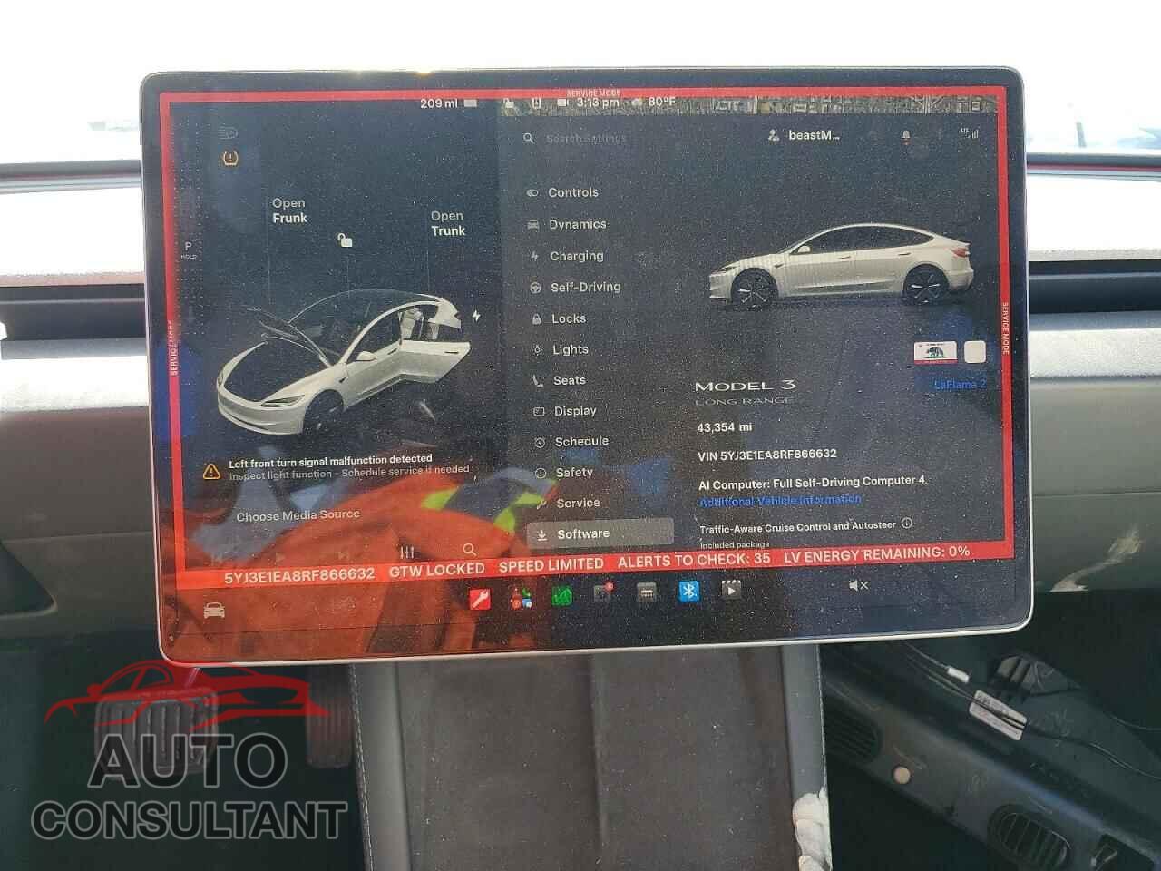 TESLA MODEL 3 2024 - 5YJ3E1EA8RF866632