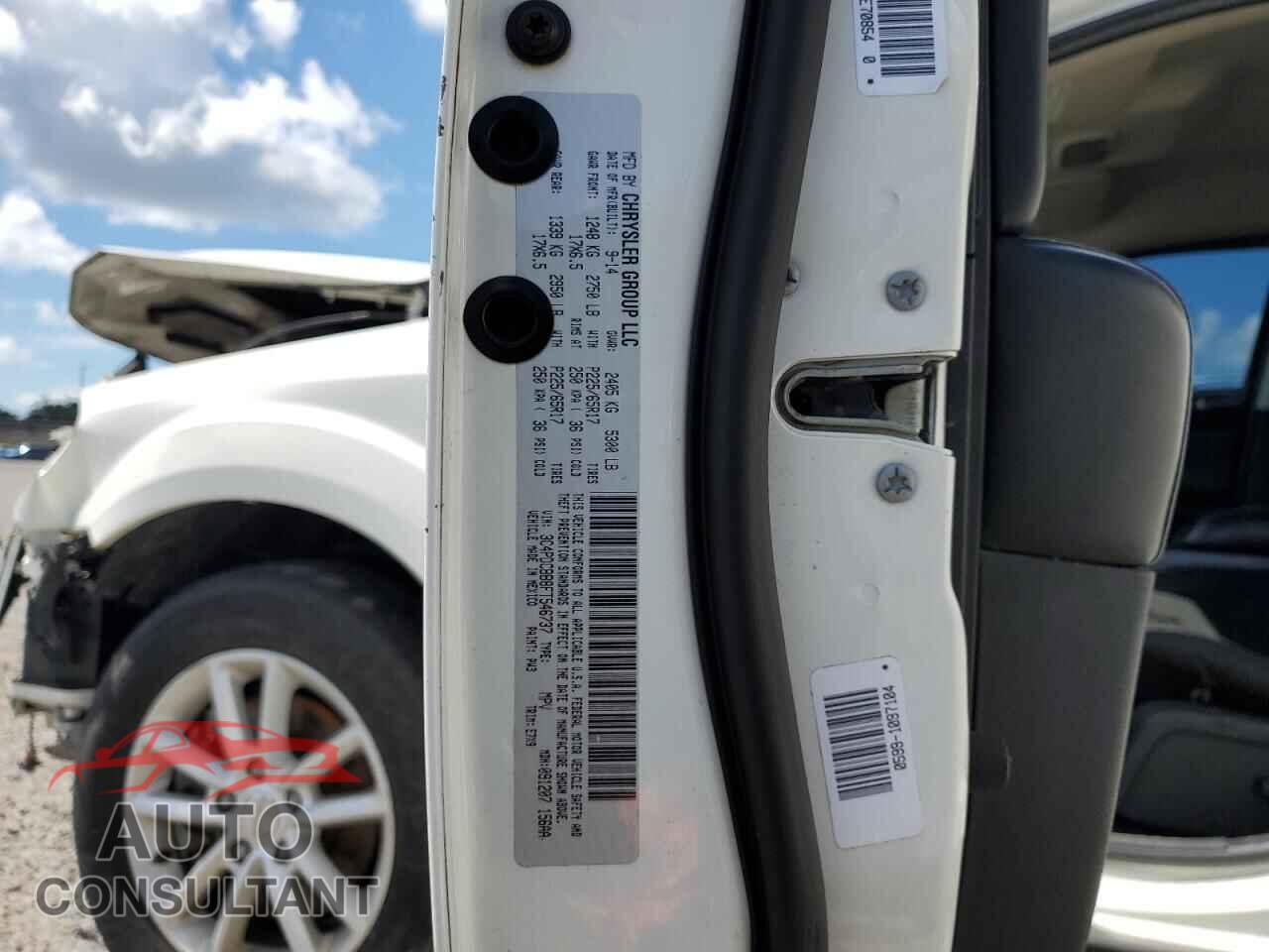 DODGE JOURNEY 2015 - 3C4PDCBB8FT546737