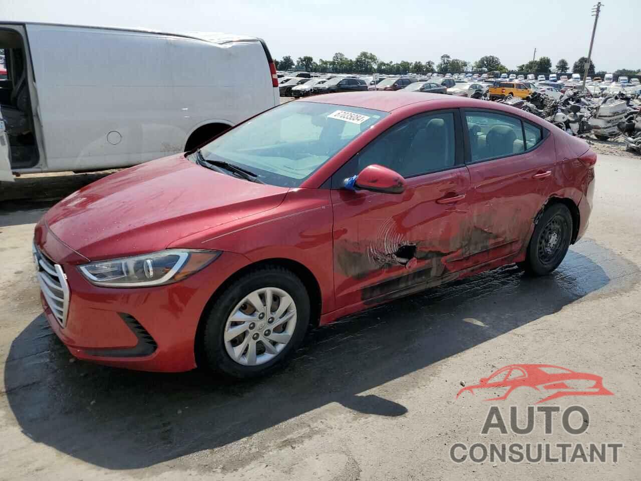 HYUNDAI ELANTRA 2017 - KMHD74LF5HU371739