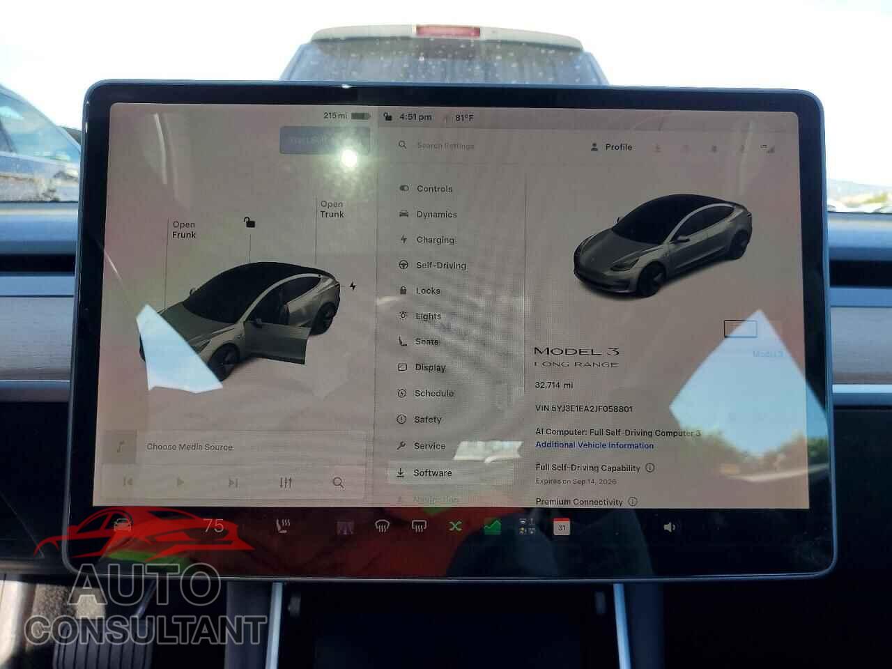 TESLA MODEL 3 2018 - 5YJ3E1EA2JF058801