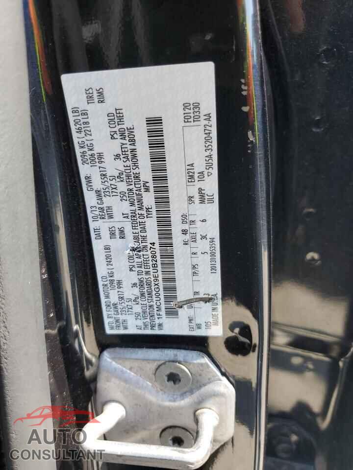 FORD ESCAPE 2014 - 1FMCU0GX9EUB28074