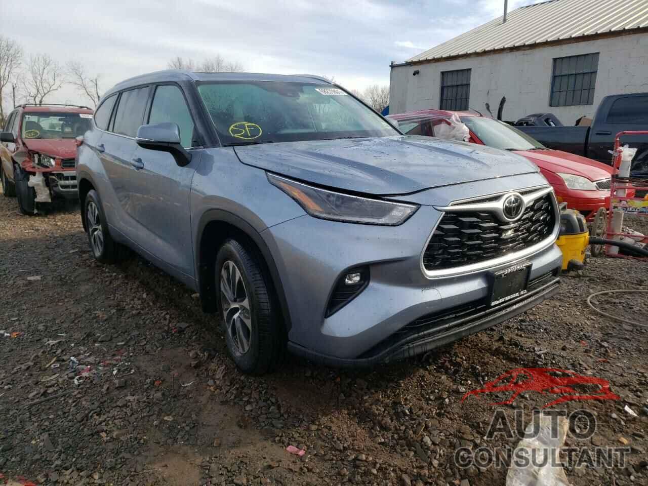 TOYOTA HIGHLANDER 2021 - 5TDGZRBH2MS142283