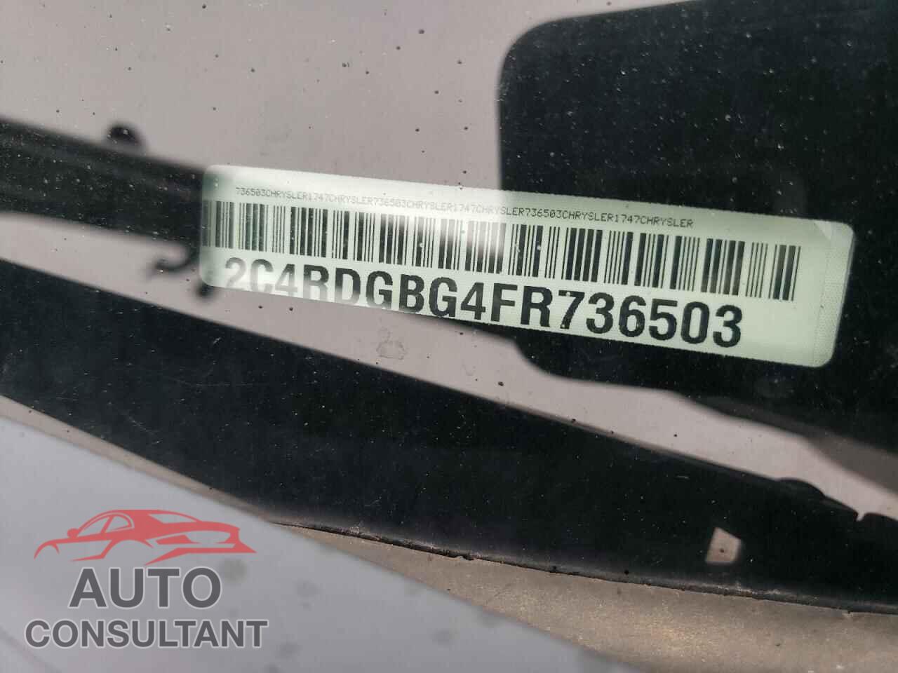 DODGE CARAVAN 2015 - 2C4RDGBG4FR736503