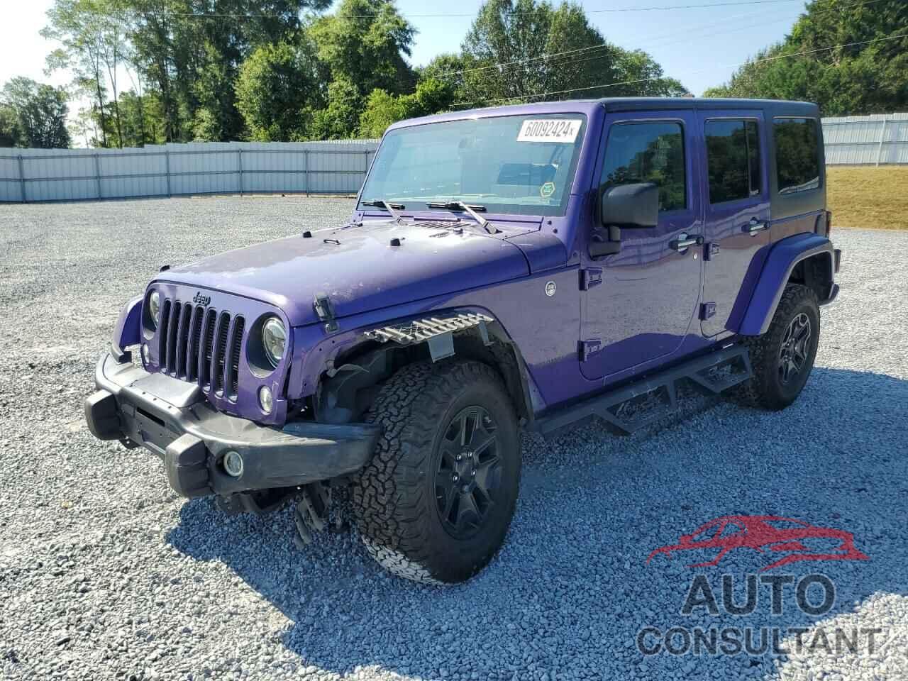 JEEP WRANGLER 2016 - 1C4HJWEGXGL213622