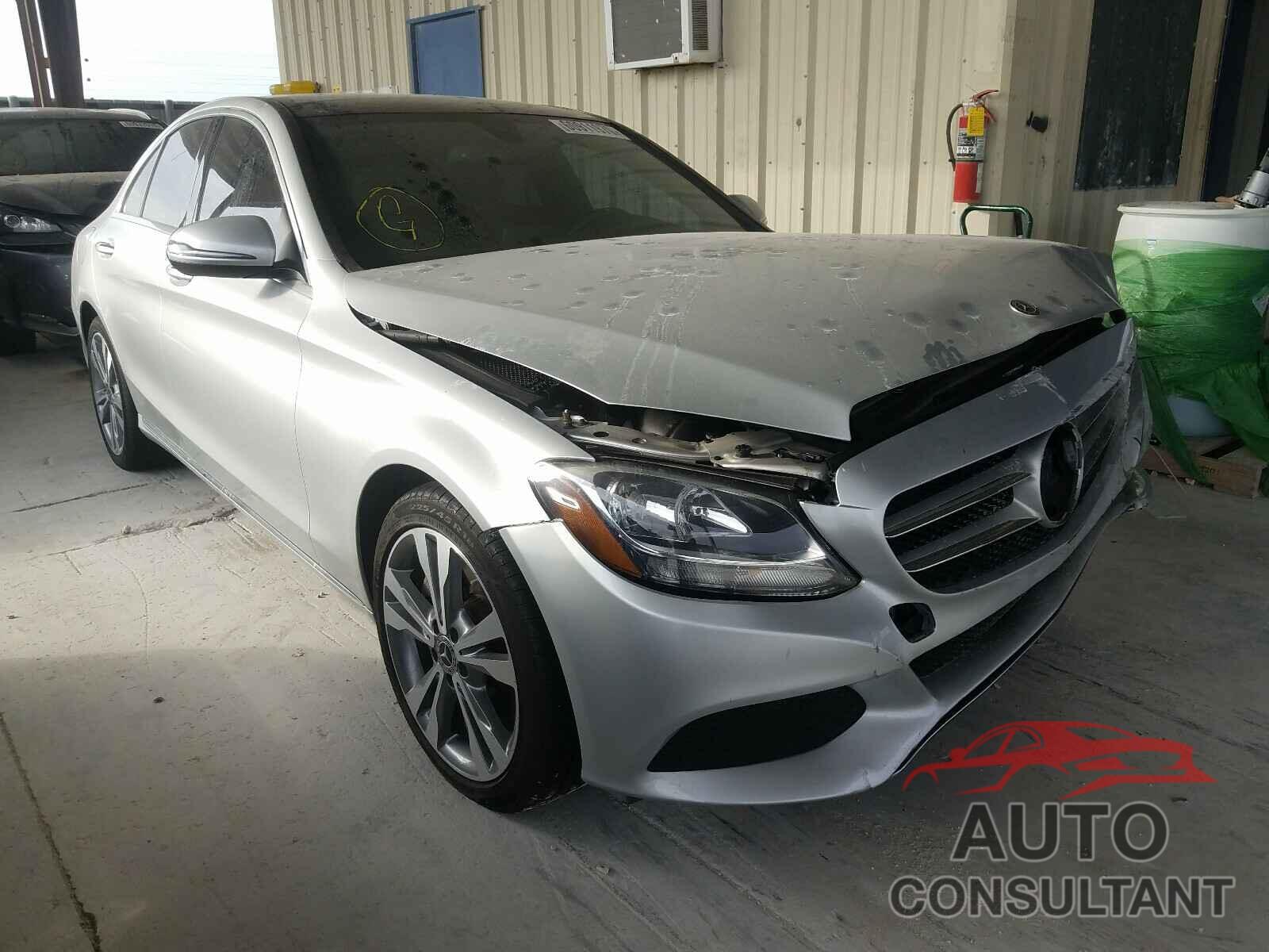 MERCEDES-BENZ C CLASS 2018 - WDDWF4JB5JR324502