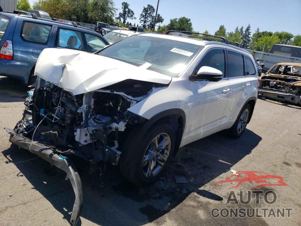 TOYOTA HIGHLANDER 2017 - 5TDDZRFHXHS388842